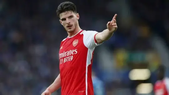 Rice at 27 Anchors Arsenal and Artetas Trust